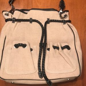 Light Tan Canvas Purse